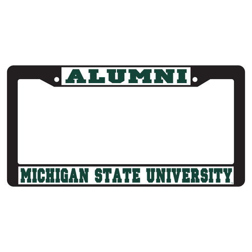 Michigan State Plate Frame (BLK PLATE FRAME MI ST ALUMNI (16509))