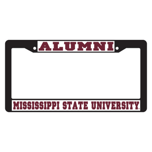 Mississippi State Plate_Frame (BLK PLATE FRAME MISS ST ALUMNI (25025))