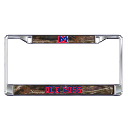 Mississippi Plate Frame (DOMED CAMO OLE MS PLT FRAME (24094))