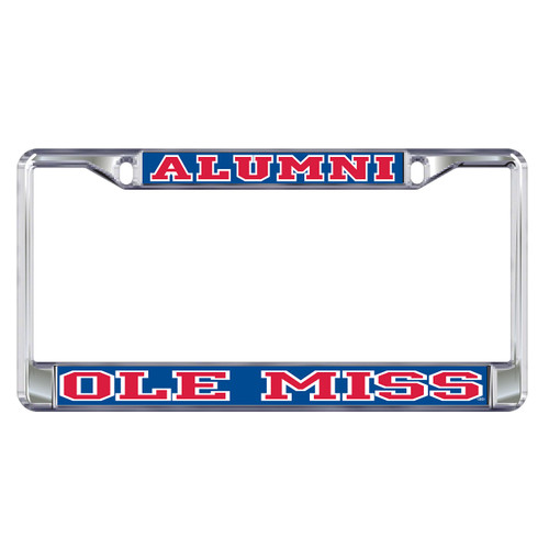 Mississippi Plate Frame (DOMED OLE MISS ALUMNI PLATE FR (24074))