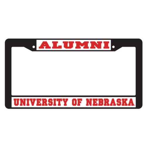 Nebraska Plate_Frame (BLACK PLATE FRAME NEB ALUMNI (27064))