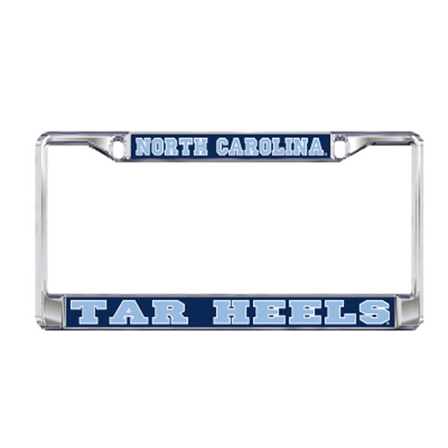 North Carolina Plate_Frame (DOMED UNC METAL PLATE FRAME (30130))