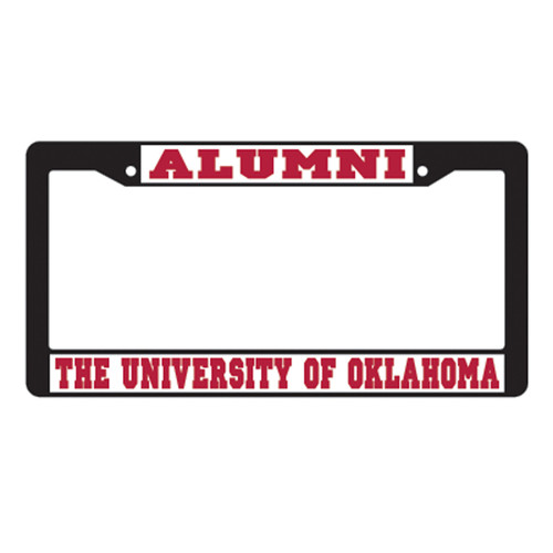 Oklahoma Plate_Frame (BLACK PLATE FRAME OK ALUMNI (17508))