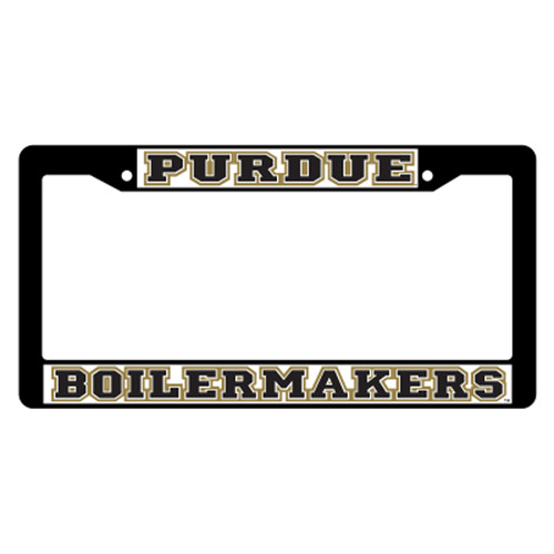 Purdue Plate_Frame (BLK PLATE FRAME PUR BOILERMAKE (18507))