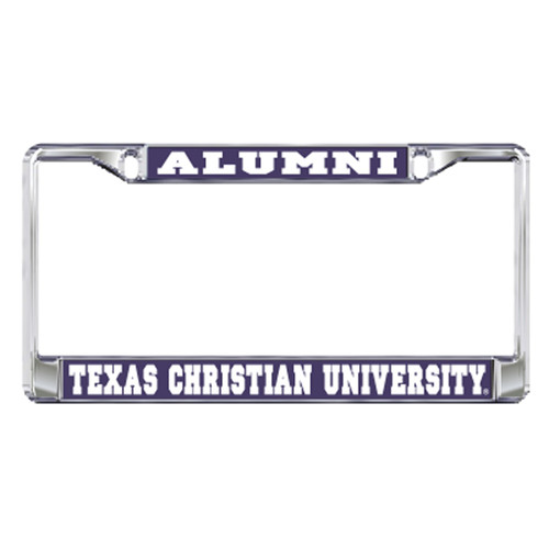 Texas Christian (TCU) Plate_Frame (DOMED TCU ALUMNI PLATE FRAME (22855))
