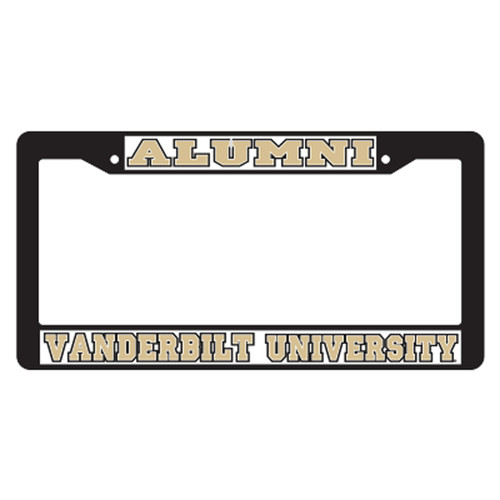 Vanderbilt Plate_Frame (BLK PLATE FRAME VANDY ALUMNI (25520))