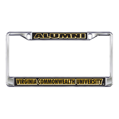 Virginia Commonwealth Plate_Frame (DOMED VCU ALUMNI PLATE FRAME (24636))