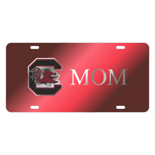 South Carolina TAG (LASER RED GAMECOCK MOM (31254))