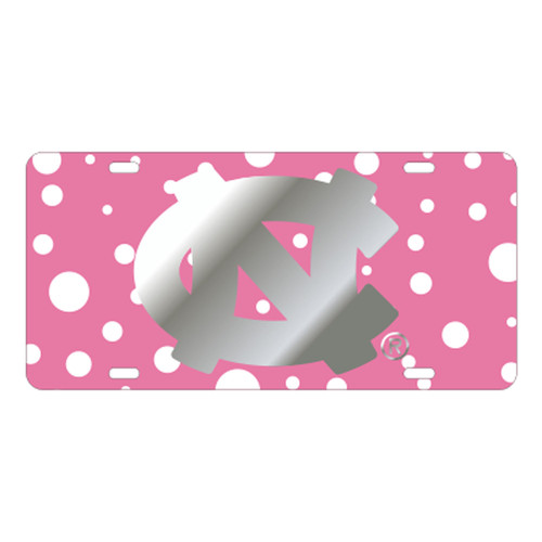 North Carolina TAG (LASER PINK POLKA DOT NC TAG (30278))