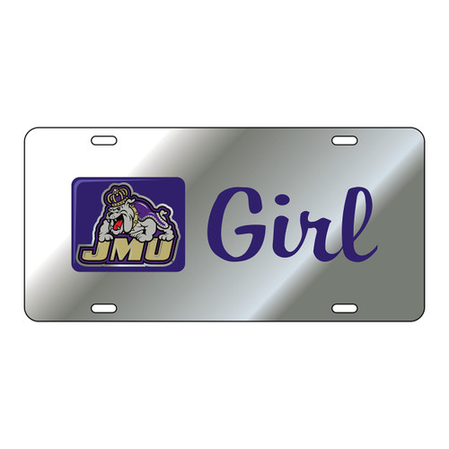 James Madison Tag (LASER SILVER JMU GIRL TAG (24841))