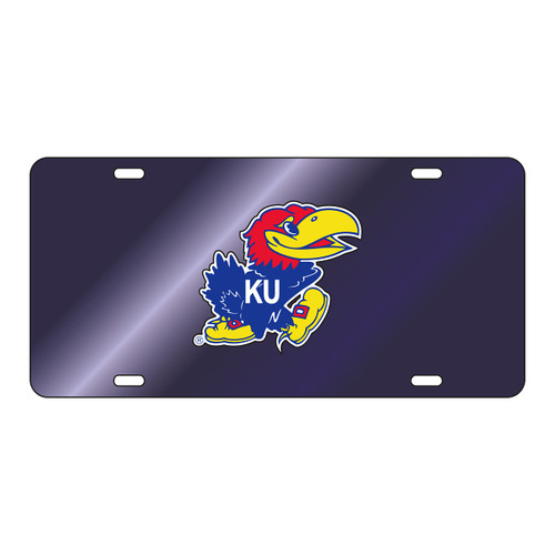 Kansas Tag (BLUE MIRROR REFL JAYHAWK TAG (19005))