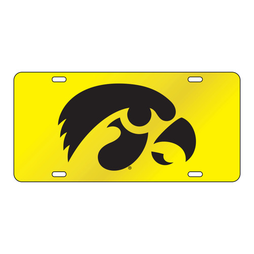 Iowa TAG (LASER YELLOW/BLK HAWKEYE (12510))