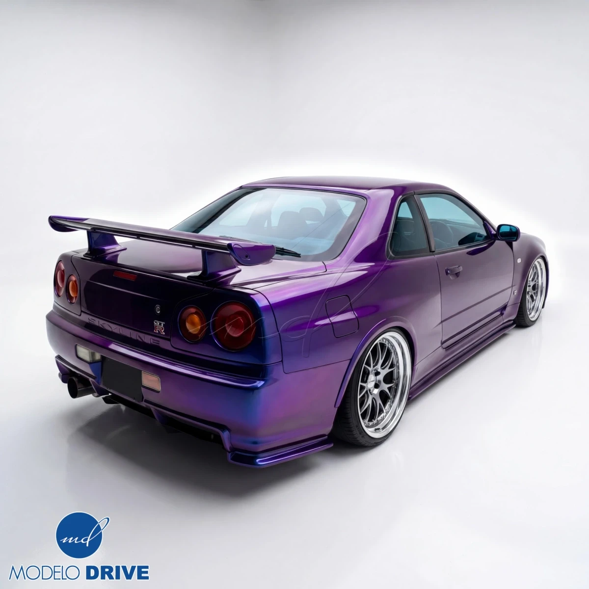 パーツ GT-R FRP NISM Zt Rear Add-on Spats > Nissan Skyline (R34) GTR 99-04