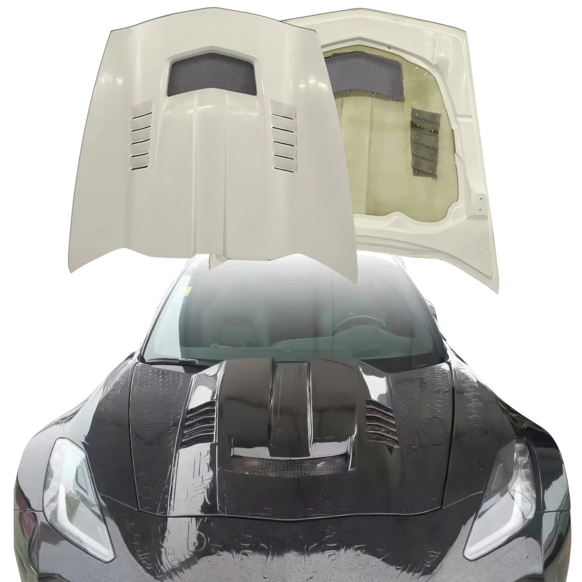 ウェットカバー FRP ZT Hood > Chevrolet Corvette (C7) 14-19 | ModeloDrive