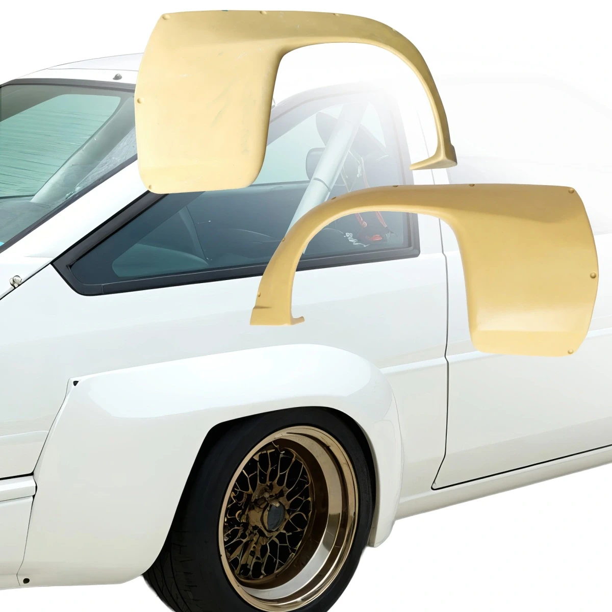 FRP TD N2 Fender Flares (rear) > Toyota Corolla (AE86) Trueno 84