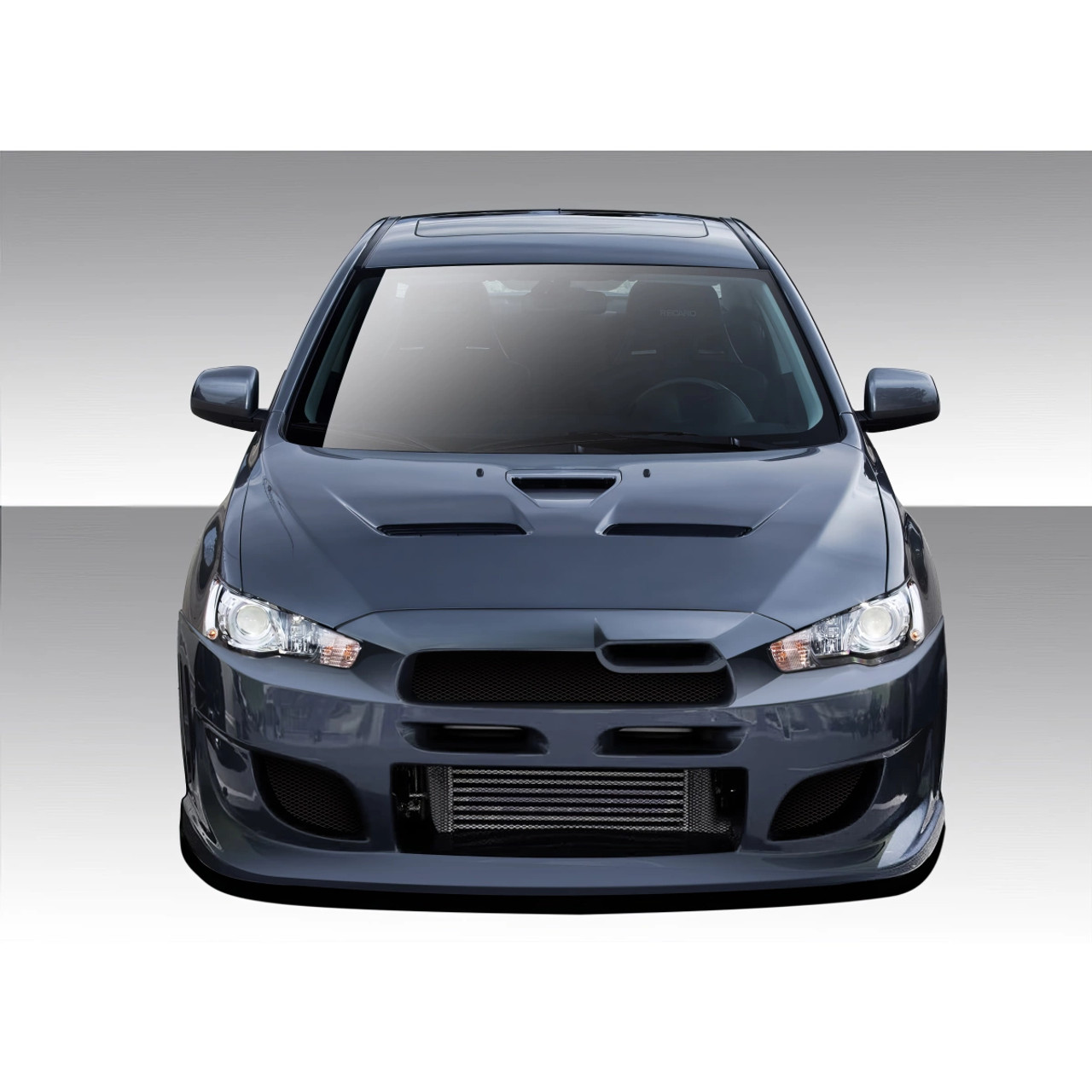 2008-2017 Mitsubishi Lancer Duraflex I-Spec Front Bumper - 1