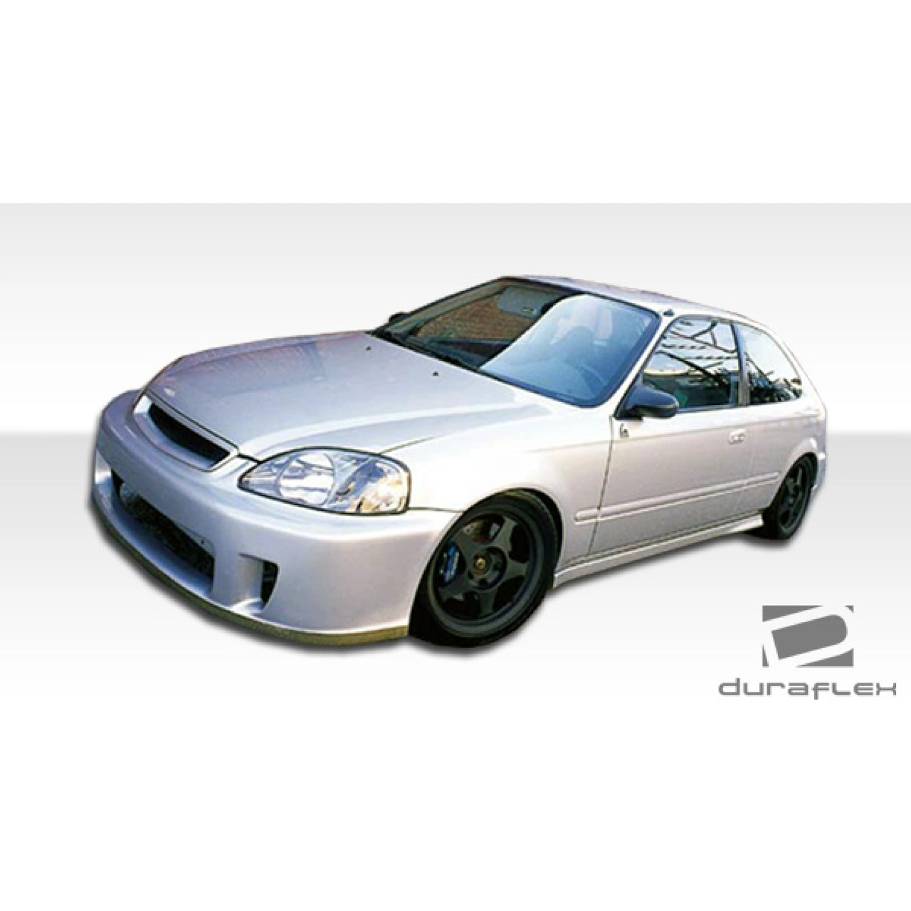 1999 2000 Honda Civic Duraflex Winner Front Bumper 1 Piece