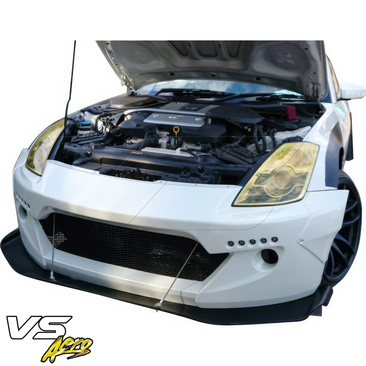 VSaero FRP TKYO Wide Body Front Bumper for Nissan 350Z (Z33