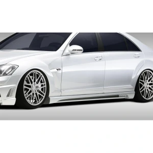 2007-2013 Mercedes S Class Eros Version 2 Side Skirts - image 1