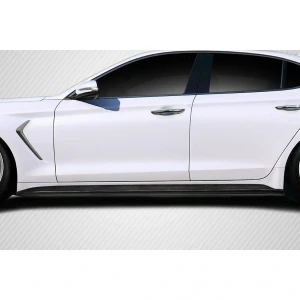 2019-2023 Genesis G70 MSR Carbon Fiber Side Skirts - image 1