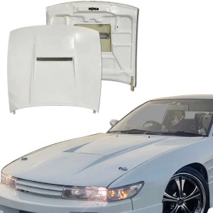 FRP MSPO Hood > Nissan Silvia (S13) 1989-1994 - image 1