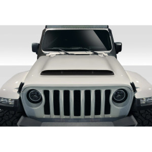 2018-2025 Jeep Wrangler JL Gladiator JT Duraflex Demon Look Hood - 1 Piece - image 1