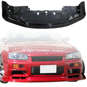 ModeloDrive FRP ASEL Front Lip w Undertray > Nissan Skyline (R34) GTR 1999-2004 - image 1
