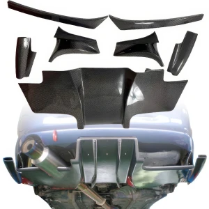Carbon Fiber TSEC Diffuser 7pc > Toyota Supra (JZA80) 1993-1998 - image 1