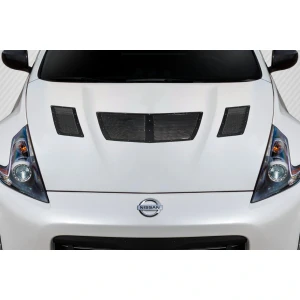 2009-2020 Nissan 370Z Z34 GT1 Hood Vents - 3 Piece (S) - image 1
