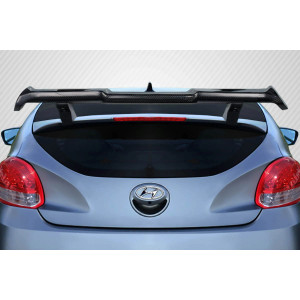 2012-2017 Hyundai Veloster Nobo Rear Wing Spoiler - 3 Piece ( non turbo ) - image 1
