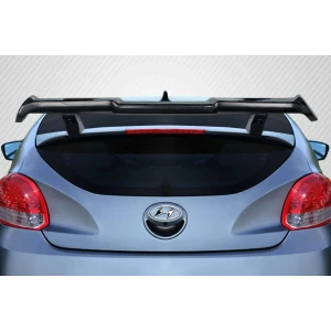 2012-2017 Hyundai Veloster Nobo Rear Wing Spoiler - 3 Piece ( non turbo ) - image 1