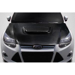2012-2014 Ford Focus Ram Air Hood - 1 Piece - image 1