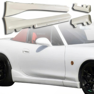 FRP MSPE Side Skirts 4pc > Mazda Miata (NB) 1998-2005 - image 1