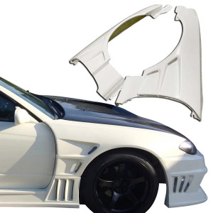 ModeloDrive FRP DMA RS Wide Body v1 50mm Fenders (front) > Nissan Silvia (S15) 1999-2002 - image 1
