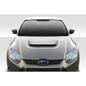 2012-2014 Ford Focus Ram Air Hood - 1 Piece - image 1