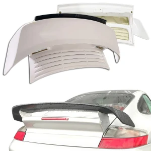 FRP TART GT Turbo-only Engine Lid Trunk w Wing w Flap > Porsche 911 (996) 1999-2001 - image 1