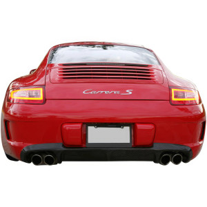 Partial Carbon Fiber VORT GTV NARROW Rear Bumper > Porsche 911 (997) 2005-2008 - image 1