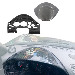 Carbon Fiber LHD Cluster Surround Trim 2pc > Mazda RX-7 (FD3S) 1993-1997 - image 1