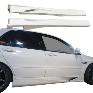 FRP VOLT Wide Body Side Skirts > Mitsubishi Evolution EVO8 EVO9 2003-2006 - image 1