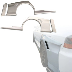 FRP VOLT Wide Body Fenders (rear) 4pc > Mitsubishi Evolution EVO8 EVO9 2003-2006 - image 1