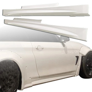 FRP LBPE Wide Body Side Skirts > BMW 4-Series (F32) 2014-2020 > 2dr Coupe - image 1
