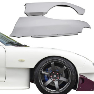 ModeloDrive FRP RAME AD-GT Wide Body Fenders (front) > Mazda RX-7 (FD3S) 1993-1997 - image 1