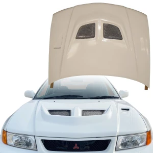 FRP EVO5 Vented Hood > Mitsubishi Evolution EVO5 EVO6 1998-2001 - image 1