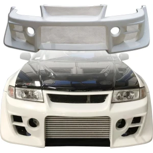 FRP DMD Front Bumper > Mitsubishi Evolution EVO5 EVO6 1998-2001> 4dr - image 1