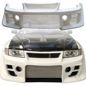 FRP DMD Front Bumper > Mitsubishi Evolution EVO5 EVO6 1998-2001> 4dr - image 1