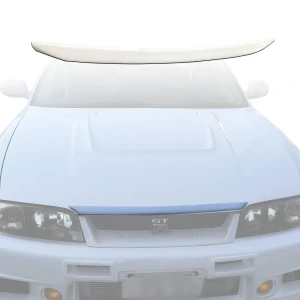 FRP OER GTR Hood Brow Accent > Nissan Skyline (R33) GTS 1995-1998 - image 1