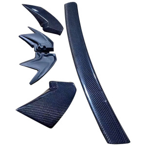 ModeloDrive Carbon Fiber MANS Lower Hatch Wing > Porsche Cayenne (958) 2011-2018 - image 1