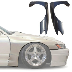 FRP TKYO v3 Wide Body Fender Flares (front) 40mm > Nissan Silvia (S13) 1989-1994 > 2/3dr - image 1