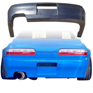 VSaero FRP TKYO v3 Wide Body Rear Bumper > Nissan Silvia (S13) 1989-1994 > 2dr Coupe - image 1
