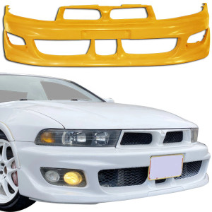 FRP VR4 Type-5 Front Bumper > Mitsubishi Galant 2000-2003 - image 1